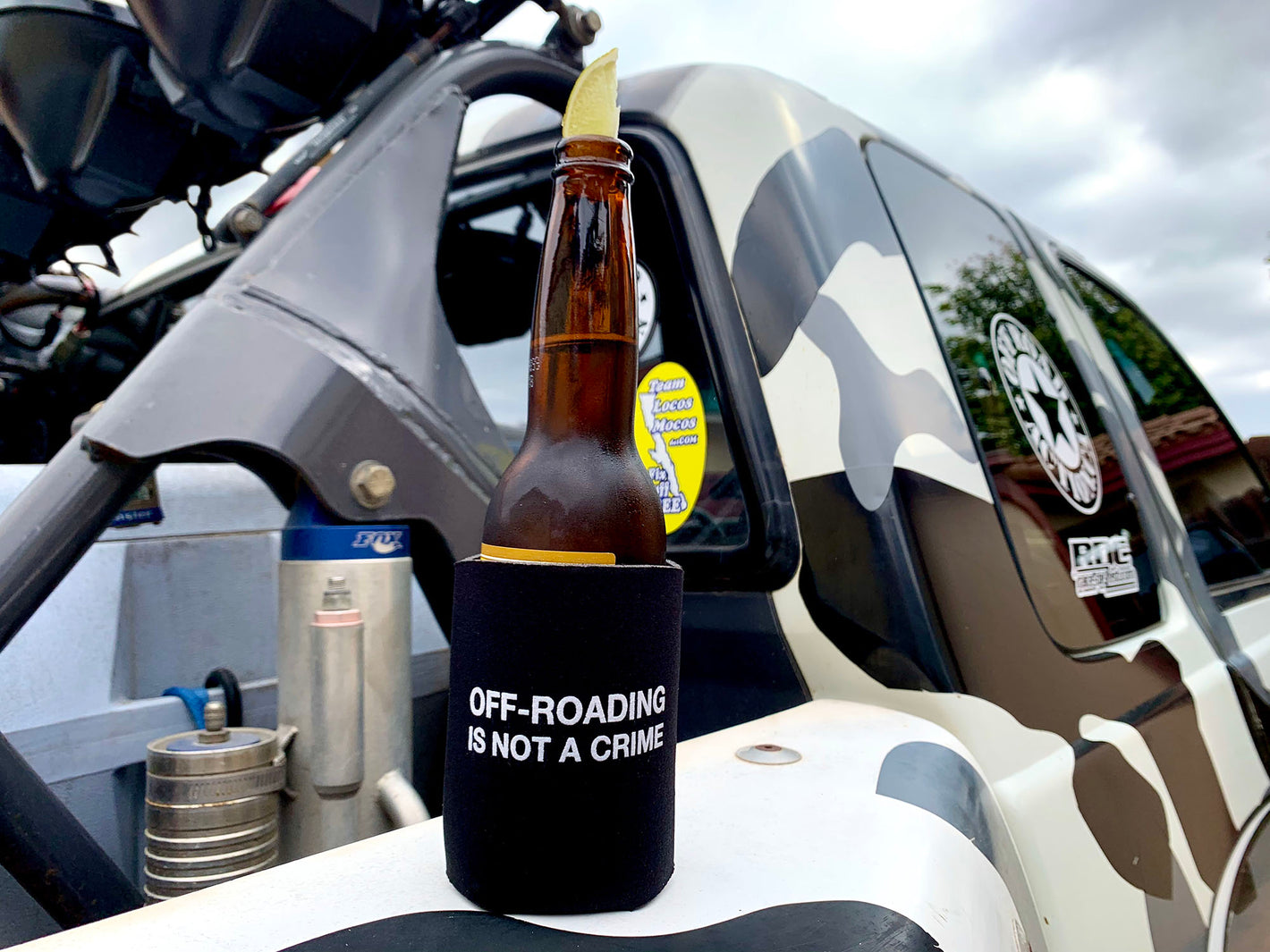 OFF-ROADING IS NOT A CRIME Koozies