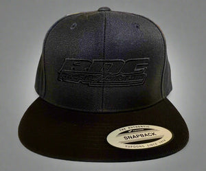 RDC Black on Black Snapback Hat