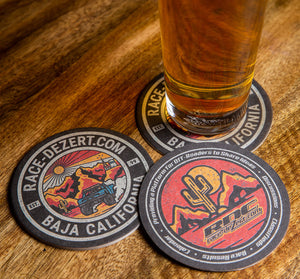 Race-Dezert Badge Coasters